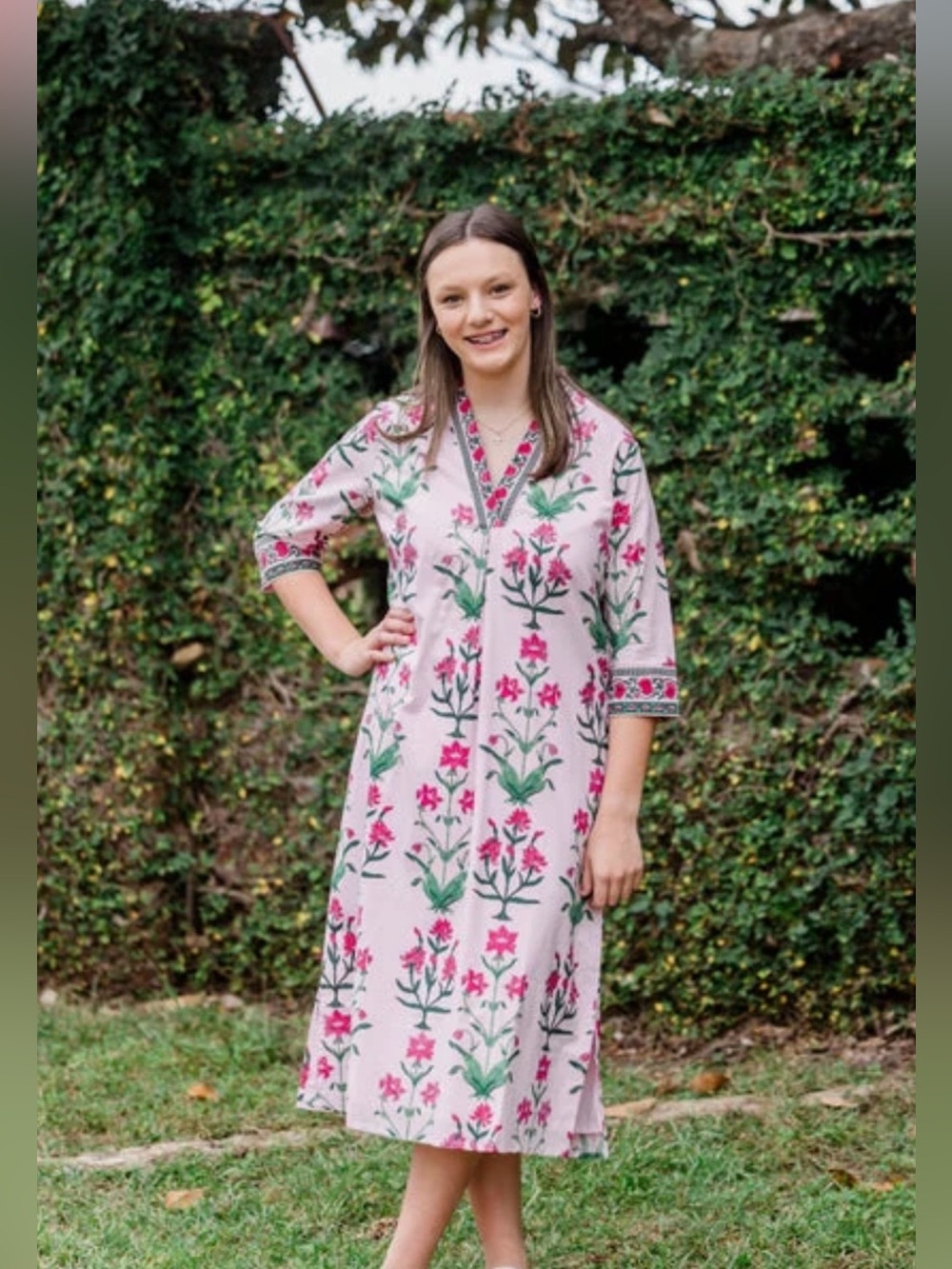 Heart of Grace sz med floral caftan